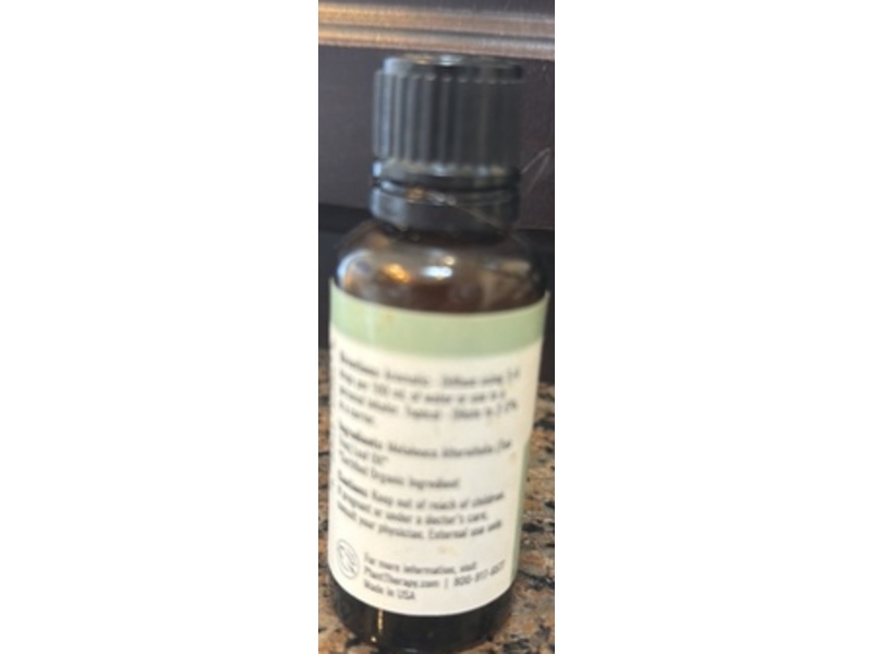 Plant Therapy Organic Tea Tree Oil, 1 fl oz/30 mL