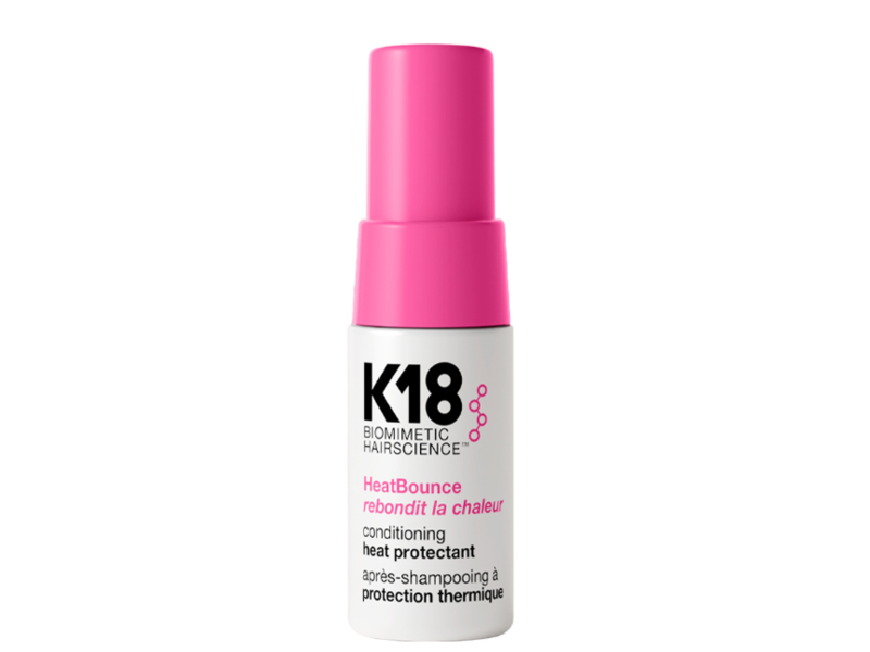 K18 Biomimetic Hair Science Heat Bounce Conditioner Heat Protectant, 0.15 fl oz/15 mL