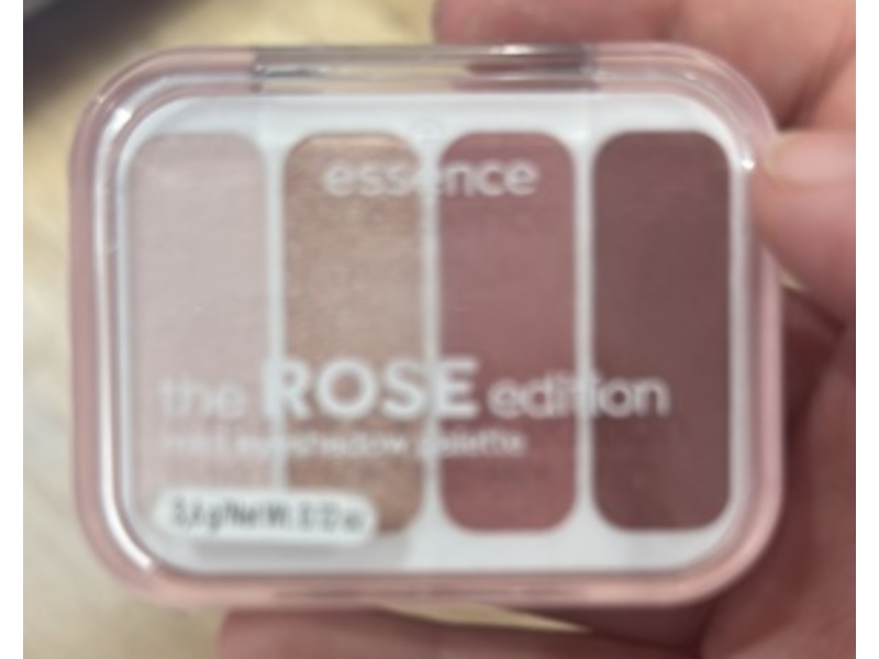Essence Mini Eyeshadow Palette, The Rose Edition, 0.21 oz/3.6 g