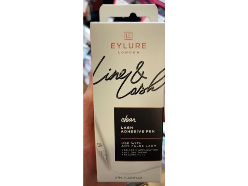 Eylure London Line & Lash Clear Lash Adhesive Pen, 0.024 fl oz/0.7 mL