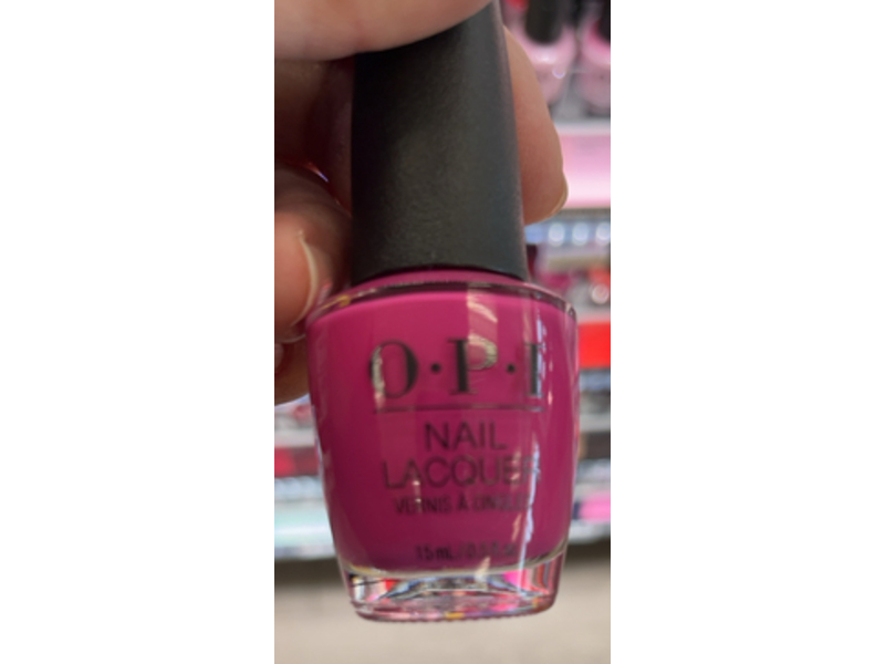 O.P.I Nail Lacquer, No Turning Back From Pink Street, 0.5 oz/13 mL