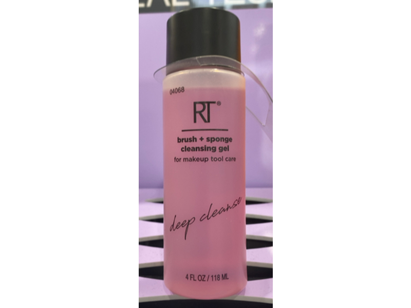 Real Techniques Deep Cleanse Brush + Sponge Cleansing Gel, 4 fl oz/118 mL