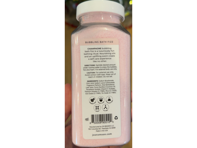 Joon X Moon Champagne Bubbling Bath Fizz, 14 oz/396 g