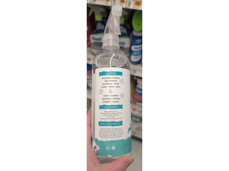 Momremedy Hydrogen Peroxide Cleaner & Stain Remover, Lemon Scent, 24 fl oz