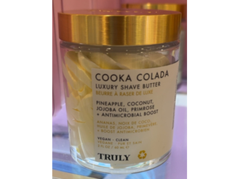 Truly Luxury Shave Butter, Cooka Colada, 2 fl oz/60 mL