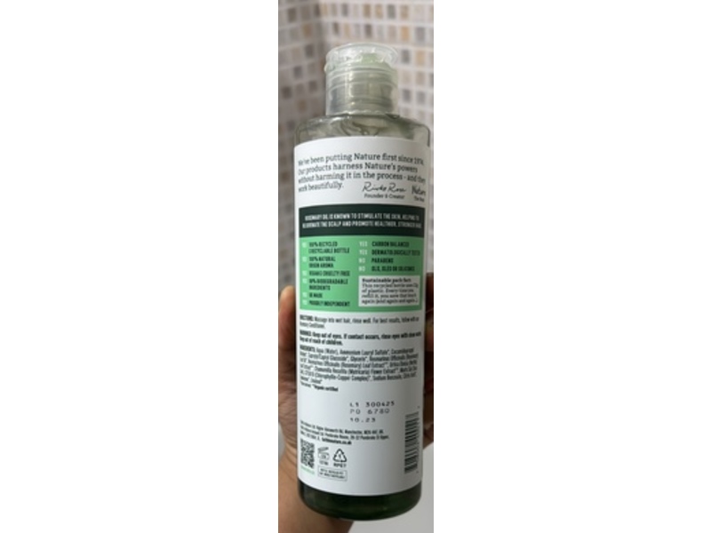 Faith In Natural Stimulating Shampoo, Rosemary, 13.5 fl oz/400 mL