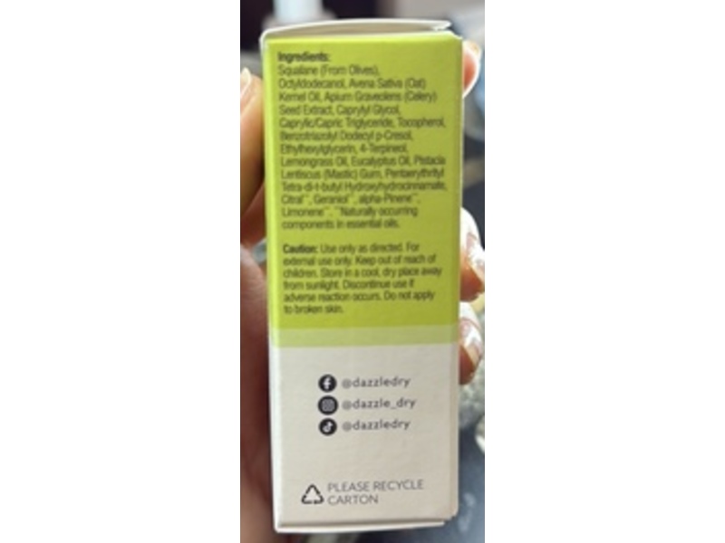 Dazzle Dry Mend Intensive Conditioning Nail & Cuticle Oil, 0.5 fl oz/15 mL