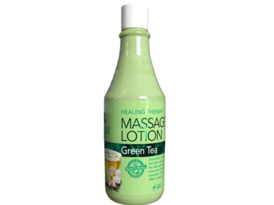 La Palm Healing Therapy Massage Lotion, Green Tea, 3.3 fl oz/88.72 mL