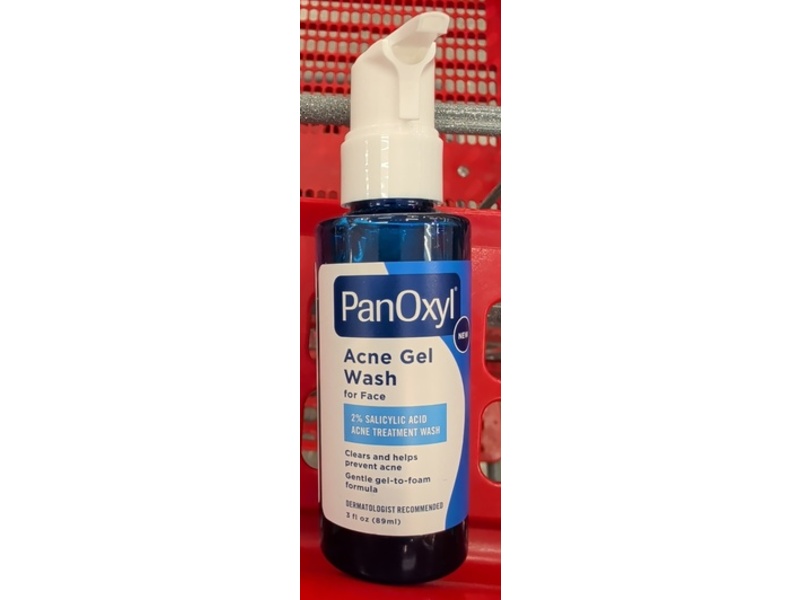 PanOxyl Acne Gel Wash, 2% Salicylic Acid, 3 fl oz/89 mL