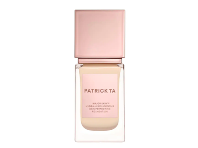 Patrick Ta Major Skin Hydra-Luxe Luminous Skin Perfecting Foundation, 4 Golden, 1 oz/30 mL