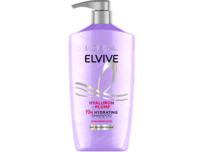 L'Oreal Paris Elvive Hyaluron Plump Hydrating Shampoo, 40 fl oz/1.18 L
