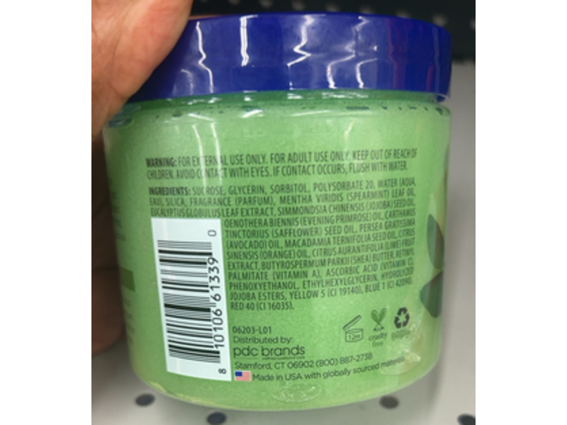 Dr Teal's Shea Sugar Scrub, Eucalyptus & Spearmint, 19 oz/538 g, Pack of 3