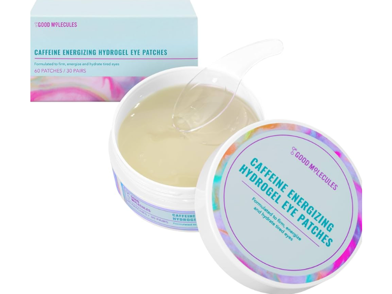 Good Molecules Hydrogel Eye Patches, Caffeine, 30 Pair