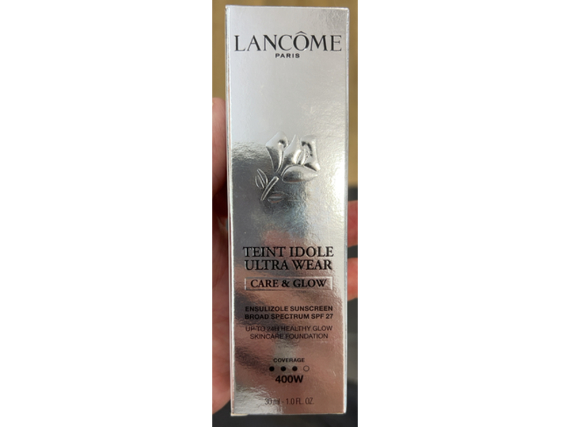 Lancome Teint Idole Ultra Wear Serum Foundation, Care & Glow, 400W, 1 fl oz/30 mL