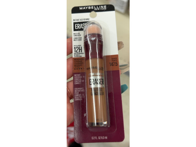 Maybelline Instant Age Rewind Eraser Concealer, 147.5. 0.2 fl oz/6 mL