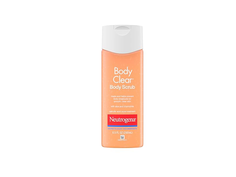 Neutrogena Body Clear Body Scrub, Aloe & Chamomile, 8.5 oz/250 mL