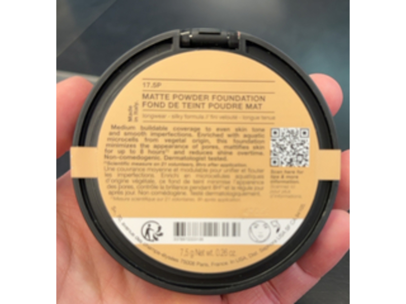 Sephora Matte Powder Foundation, 17.5P, 0.25 oz/7.5 g