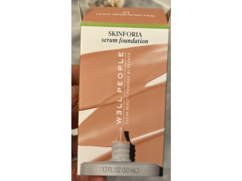 Well People Skinforia Serum Foundation, 24 Light Medium Neutral, 1.7 fl oz/50 mL