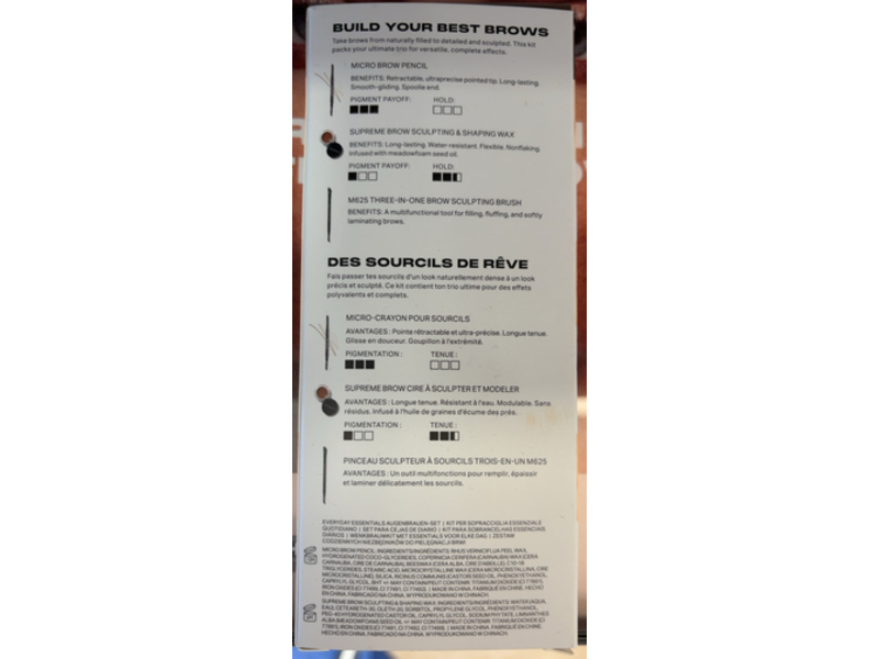 Morphe High Archiever Everyday Essentials Brow Kit, Latte, 0.21 oz/6 g