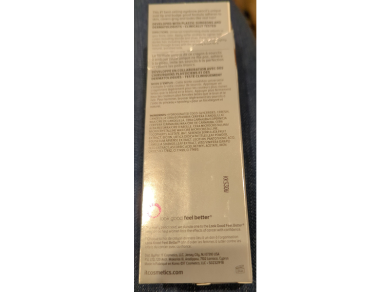 It Cosmetics Brow Power Pencil, Universal Taupe, 0.0018 oz/0.05g