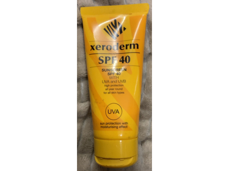 Xeroderm Sunscreen, SPF 40, 100 mL