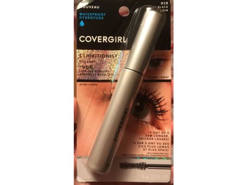 Covergirl Exhibitionist Mascara, 825 Very Black, Waterproof, 0.3 fl oz/9 mL