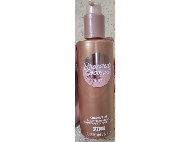 Pink Radiant Body Bronzer, Bronzed Coconut Tint, 8 fl oz/236 mL