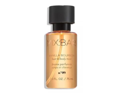 Mix:Bar Hair & Body Mist, Vanilla Bourbon, 2.5 fl oz/75 mL