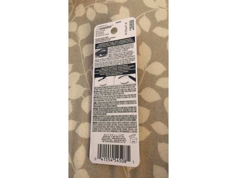 Maybelline New York Total Temptation Eyebrow Definer Pencil, 310 Medium Brown