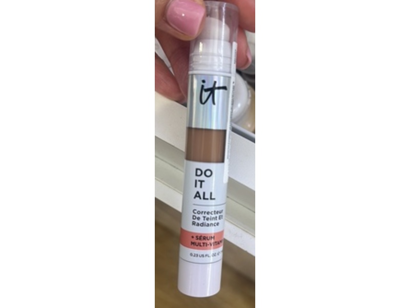 IT Cosmetics Do It All Radiant Concealer + Multi Vitamin Serum, 505 Rich Warm, 0.23 fl oz/7 mL