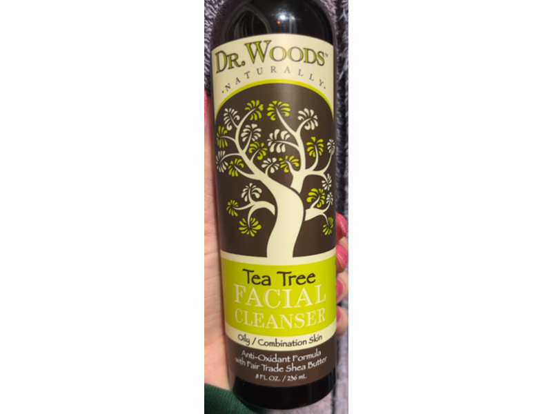Dr. Woods Facial Cleanser, Tea Tree, 8 fl oz/256 mL