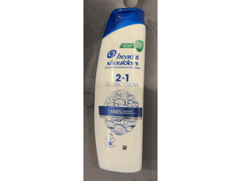 Head & Shoulders Anti - Dandruff Shampoo & Conditioner, 2 In 1 Classic Clean, 225 mL, Pack Of 6