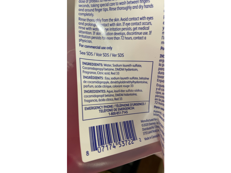 Diversey Soft Care All Purpose Foam, 1.37 L, Pack Of 6