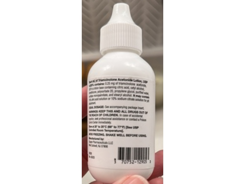 Triamcinolone Acetonide Lotion 0.025%, 60 mL, Quagen Pharma