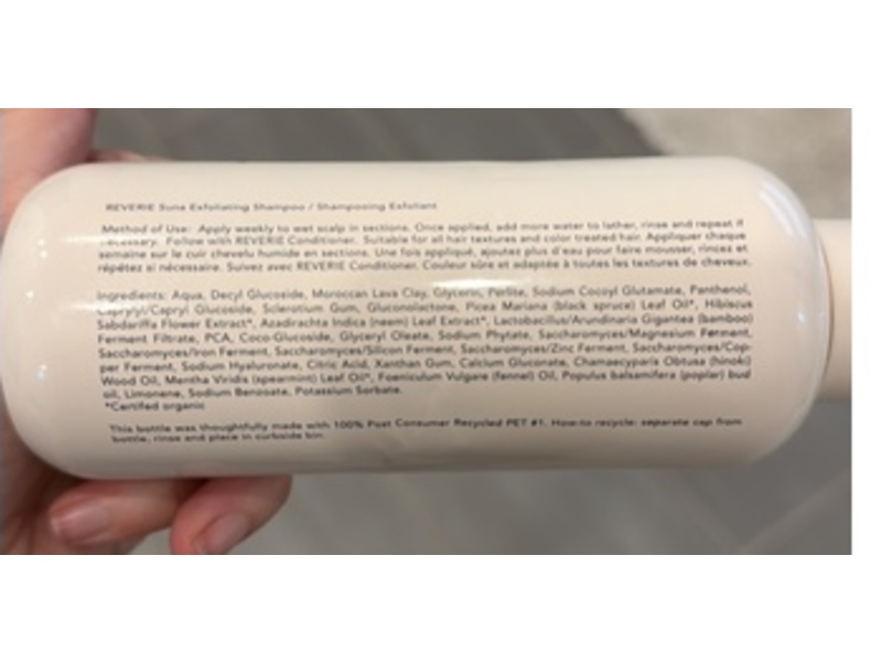 Reverie Suna Exfoliating Shampoo, 8.45 fl oz/250 mL