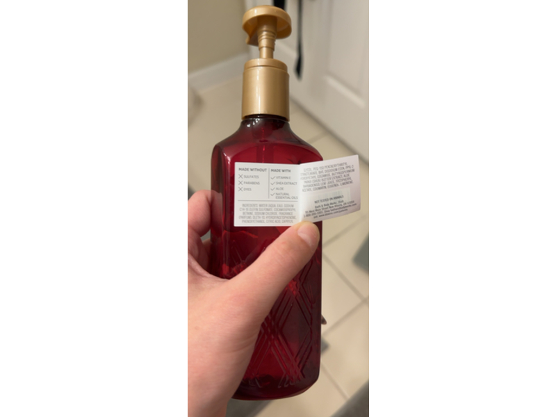 White Barn Cleansing Gel Hand Soap, Tis The Season, 8 fl oz/236 mL