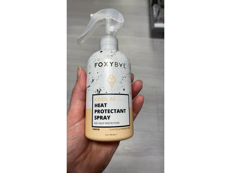 FoxyBae Cool AF Heat Protectant Hair Spray, 8 fl oz/236 mL