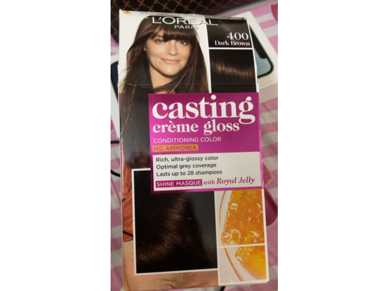L'Oreal Paris Casting Creme Gloss, Dark Brown 400, 72 mL