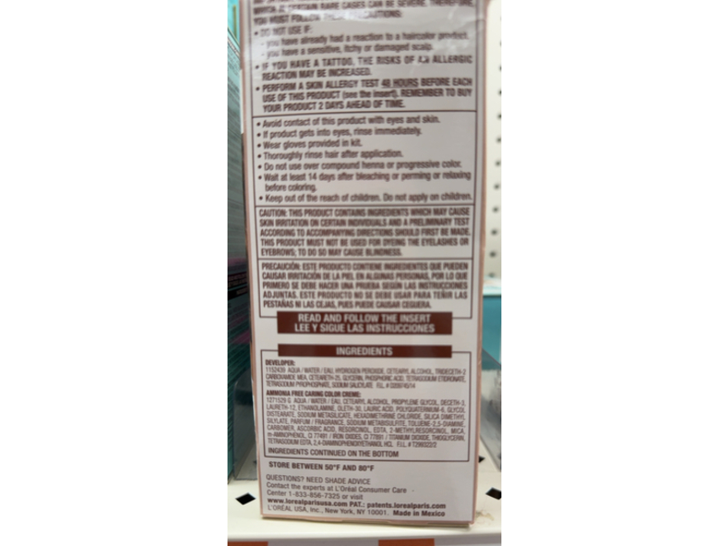 L’Oreal Paris Excellence Universal Nudes Permanent Hair Color, 6N Natural Light Brown, 1 Application