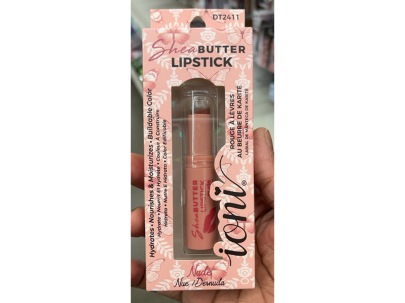 Ioni Shea Butter Lipstick, Nude, 0.13 oz/3.8 g