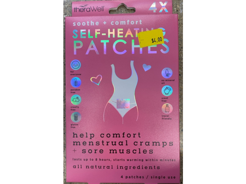 Danielle Soothe + Comfort Self Heating Patches, 4 Count