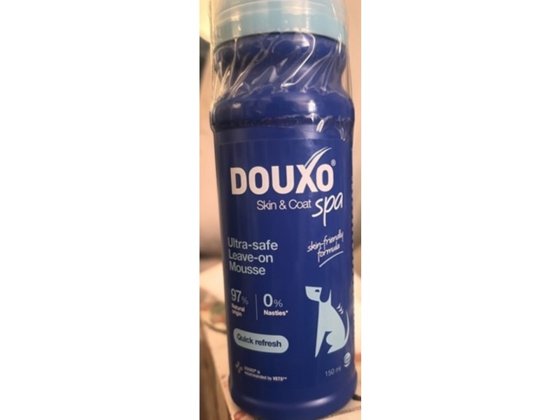 Douxo Skin & Coat Quick Refresh Ultra-Safe Leave-On Mousse, 150 mL