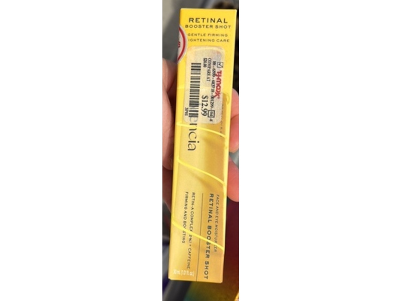 Arencia Face & Eye Moisturizer Retinal Booster Shot, Retinal, 1.01 fl oz/30 mL