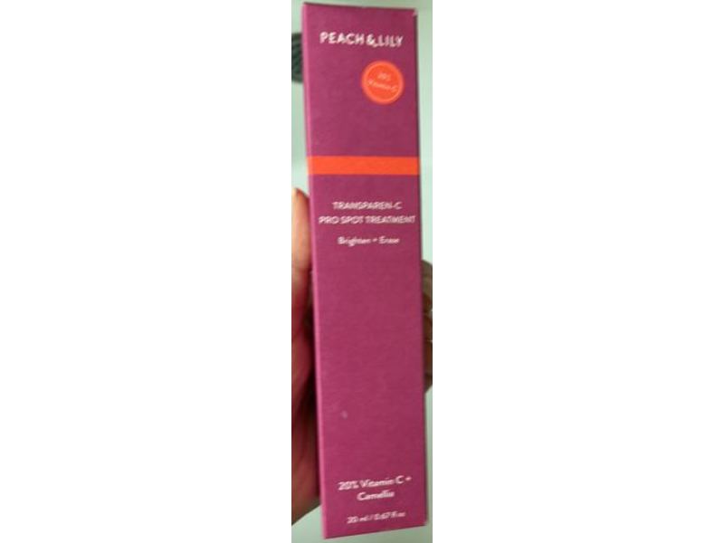 Peach & Lily Transparen-C Pro Spot Treatment, 20% Vitamin C + Camellia, 0.67 fl oz/20 mL