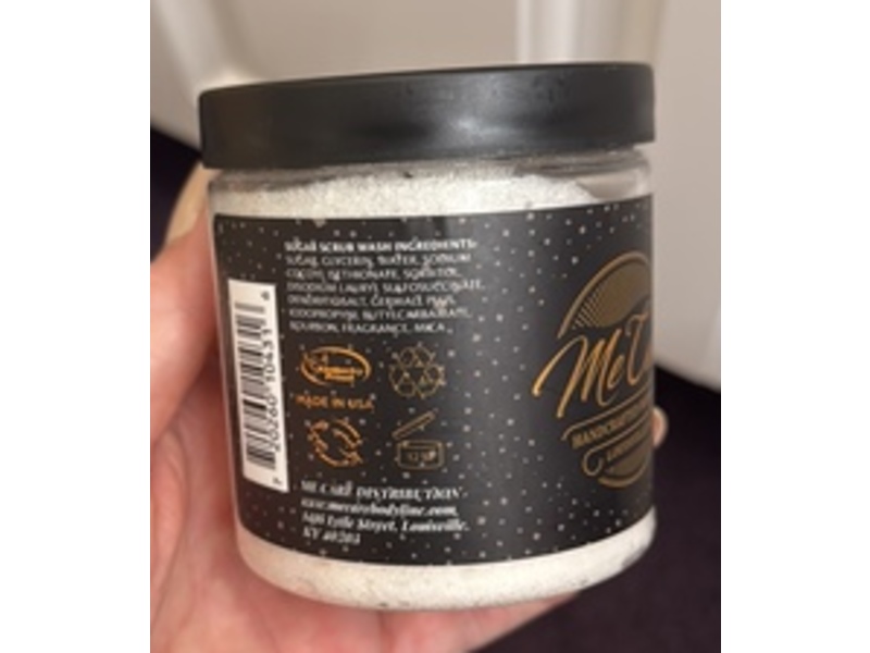 Me Care Bourbon Bliss 3-in-1 Whished Sugar Scrub Wash, 6 fl oz/177 mL