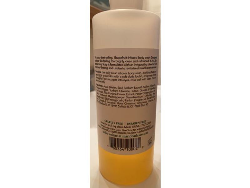 Mario Badescu Skin Care A.H.A. Botanical Body Soap, 16 fl oz/472 mL