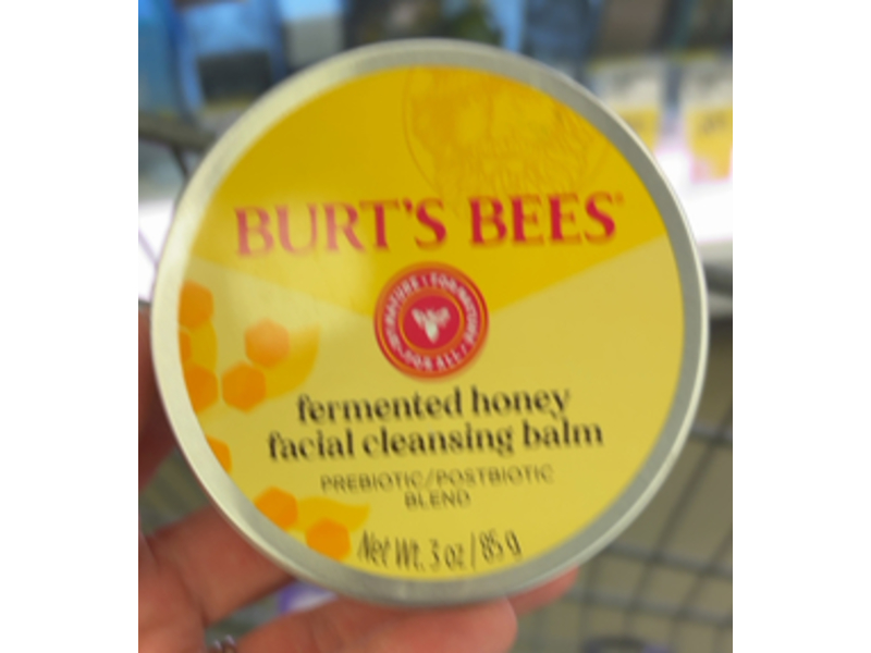 Burt's Bees Fermented Honey Facial Cleansing Balm, 3 oz/85 g