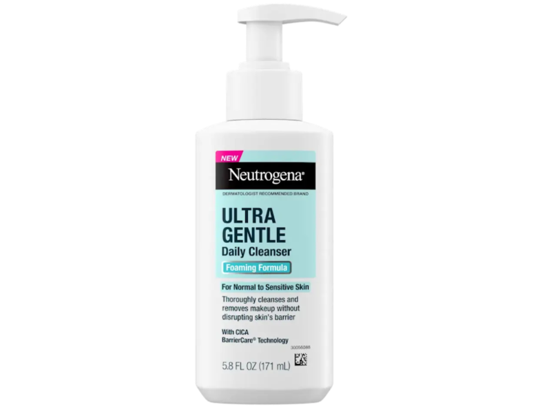 Neutrogena Ultra Gentle Daily Foaming Cleanser, 5.8 fl oz/171 mL