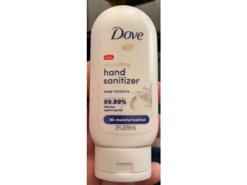 Dove Nourishing Hand Sanitizer, Deep Moisture, 2 fl oz/59 mL