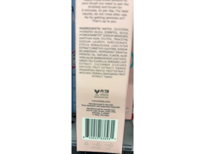 Boka Kids Nano-Hydroxyapatite Toothpaste, Watermelon Mint, 3.4 oz/96 g